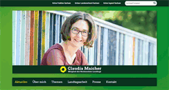 Desktop Screenshot of claudia-maicher.de