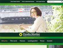 Tablet Screenshot of claudia-maicher.de
